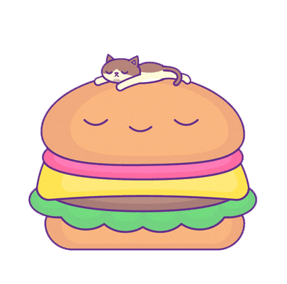 photo of a cute dancing burger